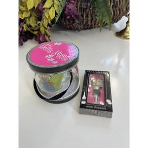 DOLLY MAMA 12 Oz Coffee Mug Wine Stopper Gift Set I Am Woman/ Im Ready To Party